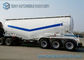 Aluminum / Mild Steel Cement Powder Dry Bulk Tank Trailer 40m3