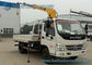 FOTON Diesel 2 Ton 4x2 Flatbed Truck With Crane 4J287C Engine