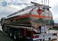 Dongfeng 8*4  27.5cbm Fuel Tank Trailer 340HP  Aluminium Alloy For Transporting Oil